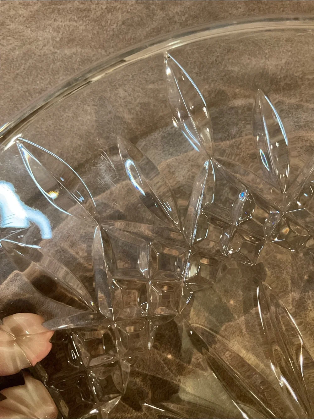 Waterford Lismore Crystal Cake Plate